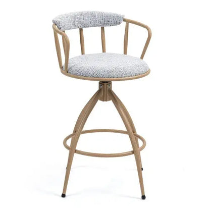 26 Swivel Counter Height Bar Stool, Set Of 2- Fabric Seat With Metal Frame, Modern Industrial Design Bar Chairs For Kitchen Island, Dining Room, Home Bar, Counter Seat My Store