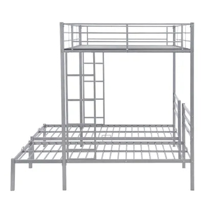 Full Over Twin Twin Size Bunk Bed With Built-in Shelf My Store