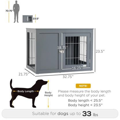 Dog Cage Furniture Metal Indoor Pet Cage My Store
