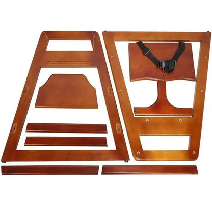 Wooden Double Solid Wood Feeding Baby Height Increasing Chair My Store