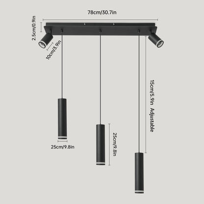 Cylinder Kitchen Island Pendant My Store
