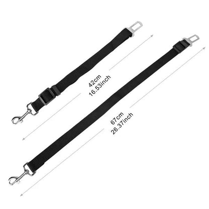 2Pcs Pet Dog Seat Belt Leash Adjustable Pet Dog Cat Safety Leads Harness My Store