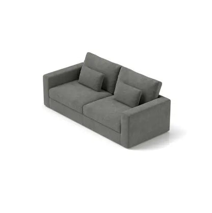 Modern 3 Seater Sofa, Upholstered Compressed Cushions My Store
