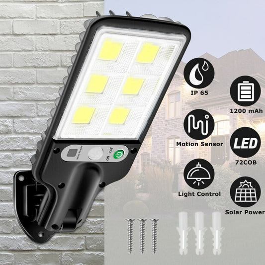 LED Solar Motion Sensor Light Bright Garden Outdoor Street Wall Lamp Solar Wall Lamp Inkedjoy