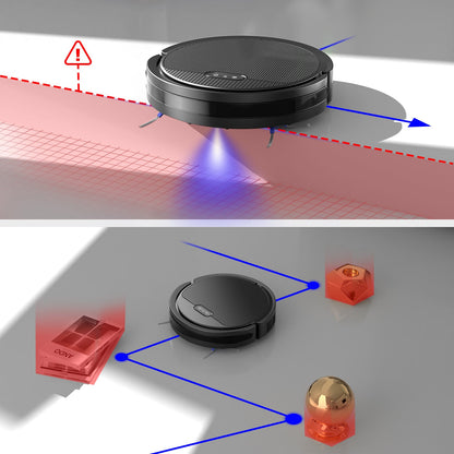 Robot Vacuum And Mop, 3 In 1 Combo Cleaner Inkedjoy