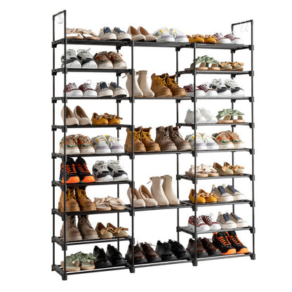 3 Rows And 9 Layers With Hooks Can Hold 50 Pairs Of Shoe Racks Inkedjoy