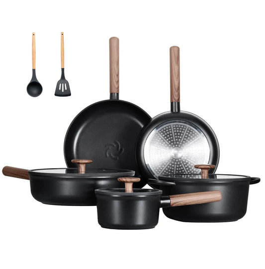 Ceramic Cookware Sets 15 Pcs Non Stick My Store
