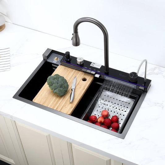 Pull-out Facuet Single Bowl Sink Kitchen My Store