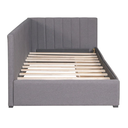 Upholstered Sofa Bed With 2 Storage Drawers My Store