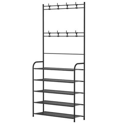 Entryway Coat Hat Rack Shoe Storage Inkedjoy