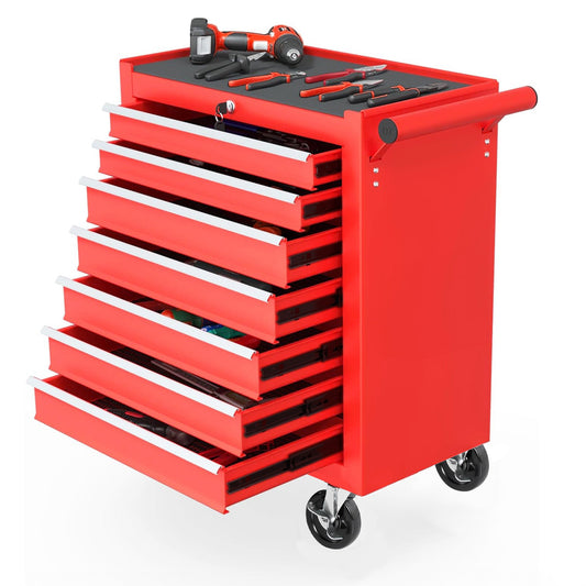 7 Drawers Tool Cabinet Inkedjoy