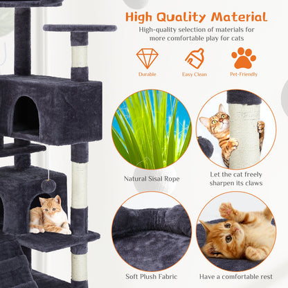 Multi Functional Cat Treehouse Cat Climbing Frame My Store