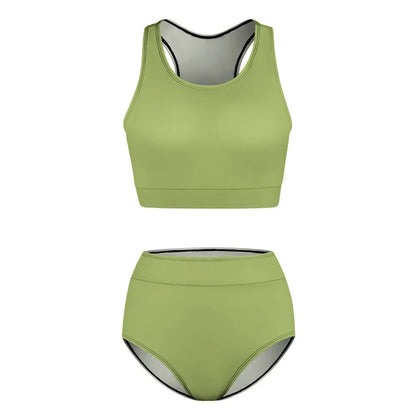 Ladies Two Piece Bikini Swimsuit Inkedjoy