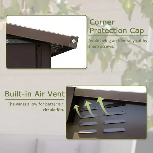 Outdoor 6x4 FT, Metal Tool Shed Storage My Store