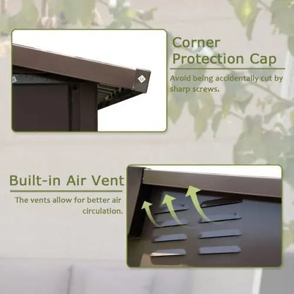 Outdoor 6x4 FT, Metal Tool Shed Storage My Store