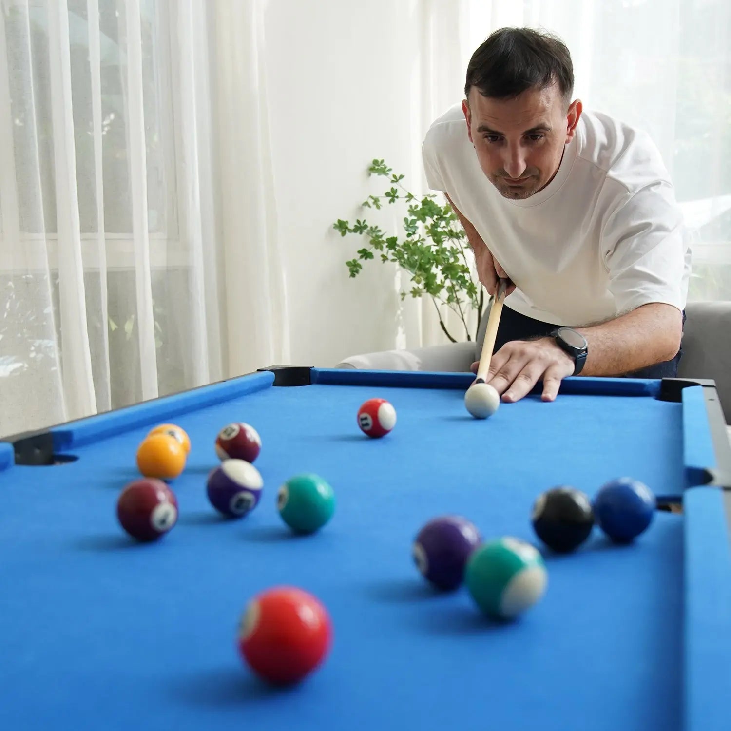 3 In 1 48in Folding Portable Combo Game Table Set With Ping Pong, Slide Hockey, Pool Billiards For Kids And Adults My Store