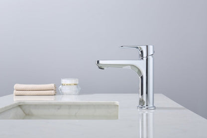 Chrome Single Hole Bathroom Faucet My Store