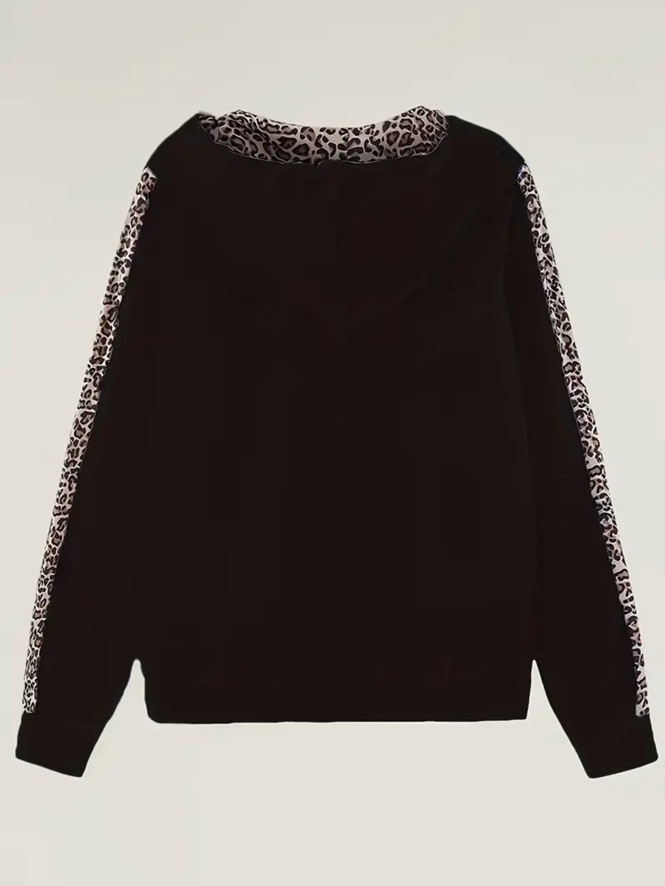 2 Pieces Of Women's Casual Leopard Print Jacket And Sports Pants Set My Store