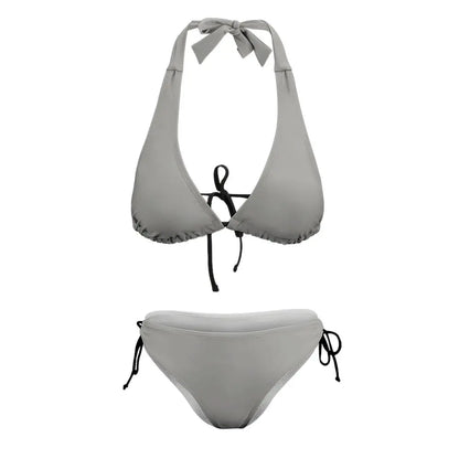 V-Neck Bikini Swimsuit Inkedjoy