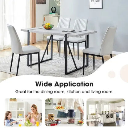 Modern Rectangular Dinner Table My Store