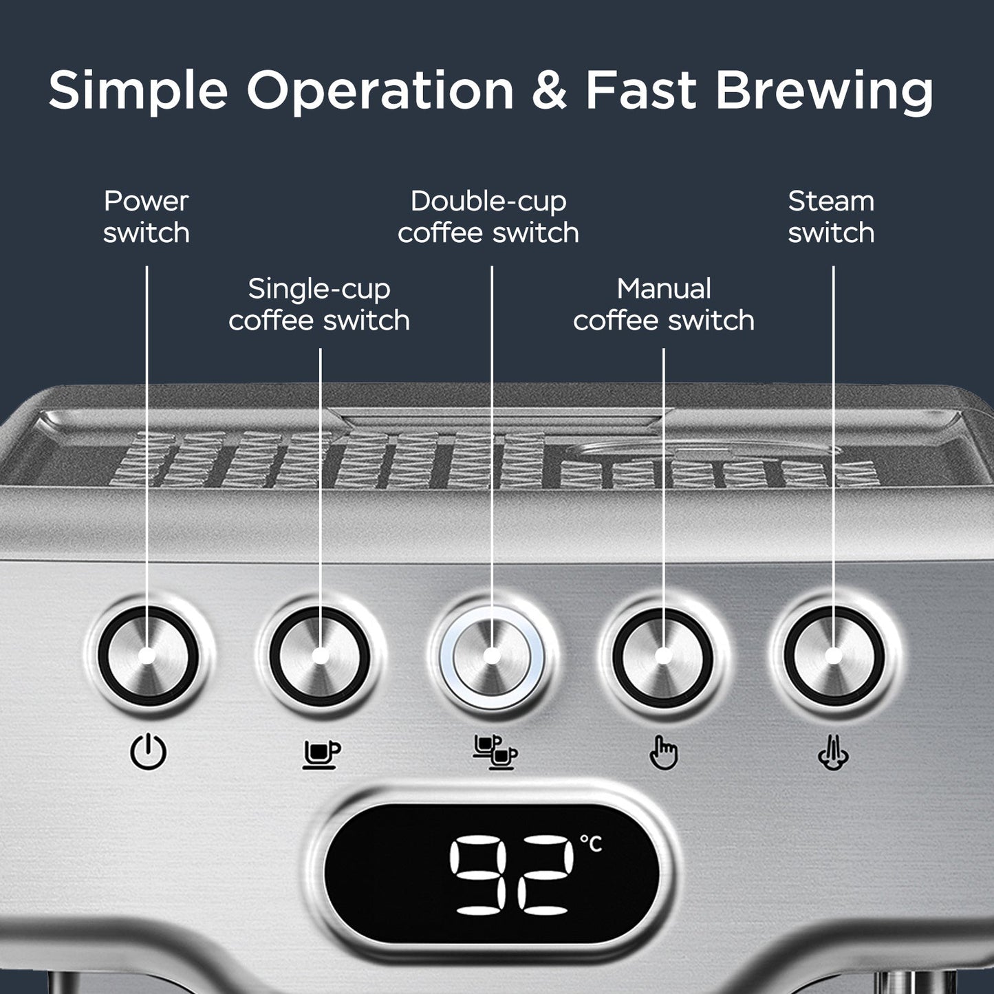 Geek Chef Espresso Machine Inkedjoy