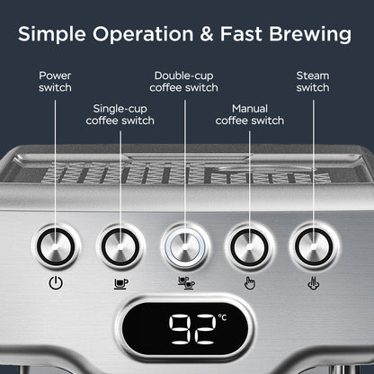 Geek Chef Espresso Machine Inkedjoy
