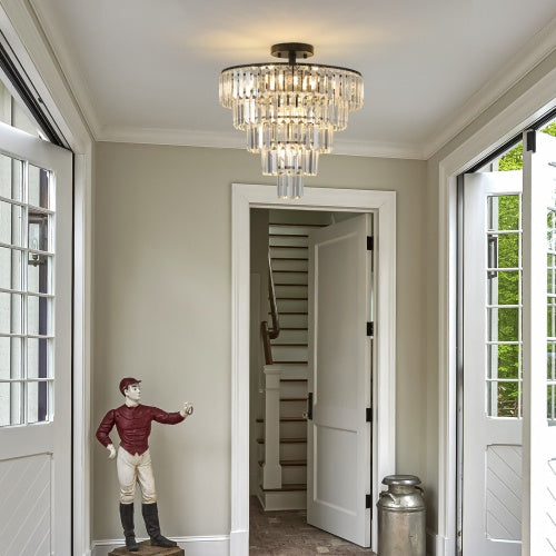 Large Black Crystal Chandelier Inkedjoy