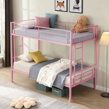 METAL BUNK BED Twin Over Twin My Store