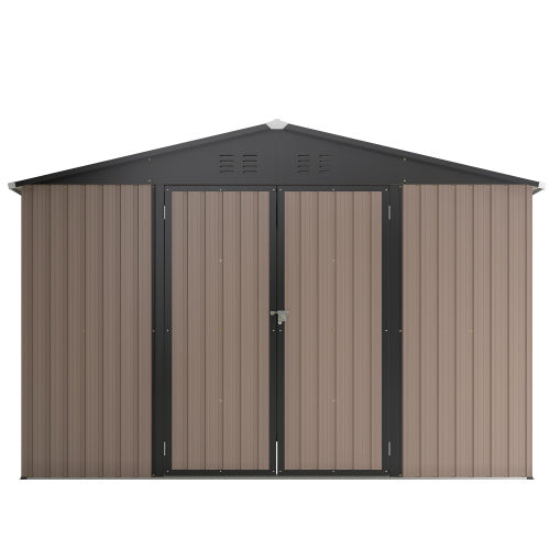 10' X 10' Metal Storage Shed Inkedjoy