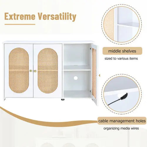 Particle Board 3 Door Cabinet My Store