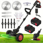 2025 Upgraded 24V Cordless Electric Weed Eater Lawn Edger Grass String Trimmer Cutter Mower For Yard Maintenance & Garden Care - Ohberri