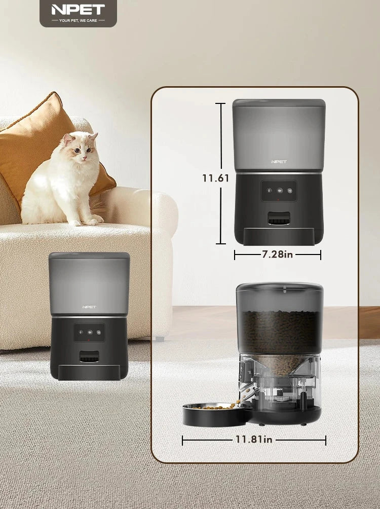 4L Automatic smart pet feeder Ohberri