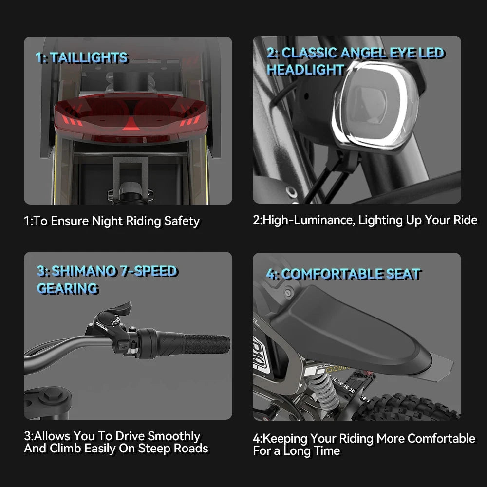 R19 Max Electric Motorcycles 3000W Brushless Gearless Motors 72V40AH Lithium Battery Ohberri