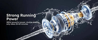 Commercial Slushy Machine 3Lx2 Tank Margarita Maker Stainless Steel Ohberri