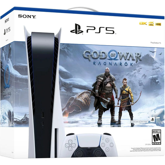 PlayStation 5 Console – God of War Ragnarök Bundle Disc White - Ohberri