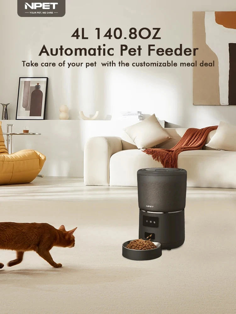 4L Automatic smart pet feeder Ohberri