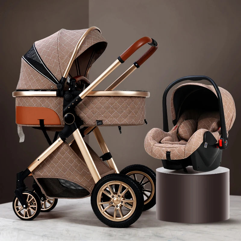 3 in 1 High Landscape Stroller - Ohberri