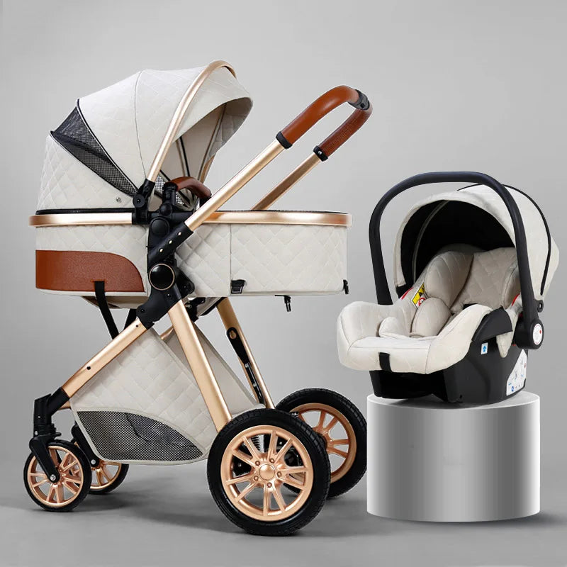 3 in 1 High Landscape Stroller - Ohberri