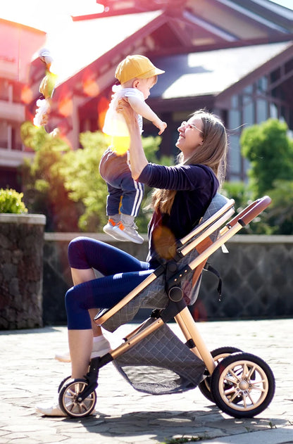 3 in 1 High Landscape Stroller - Ohberri