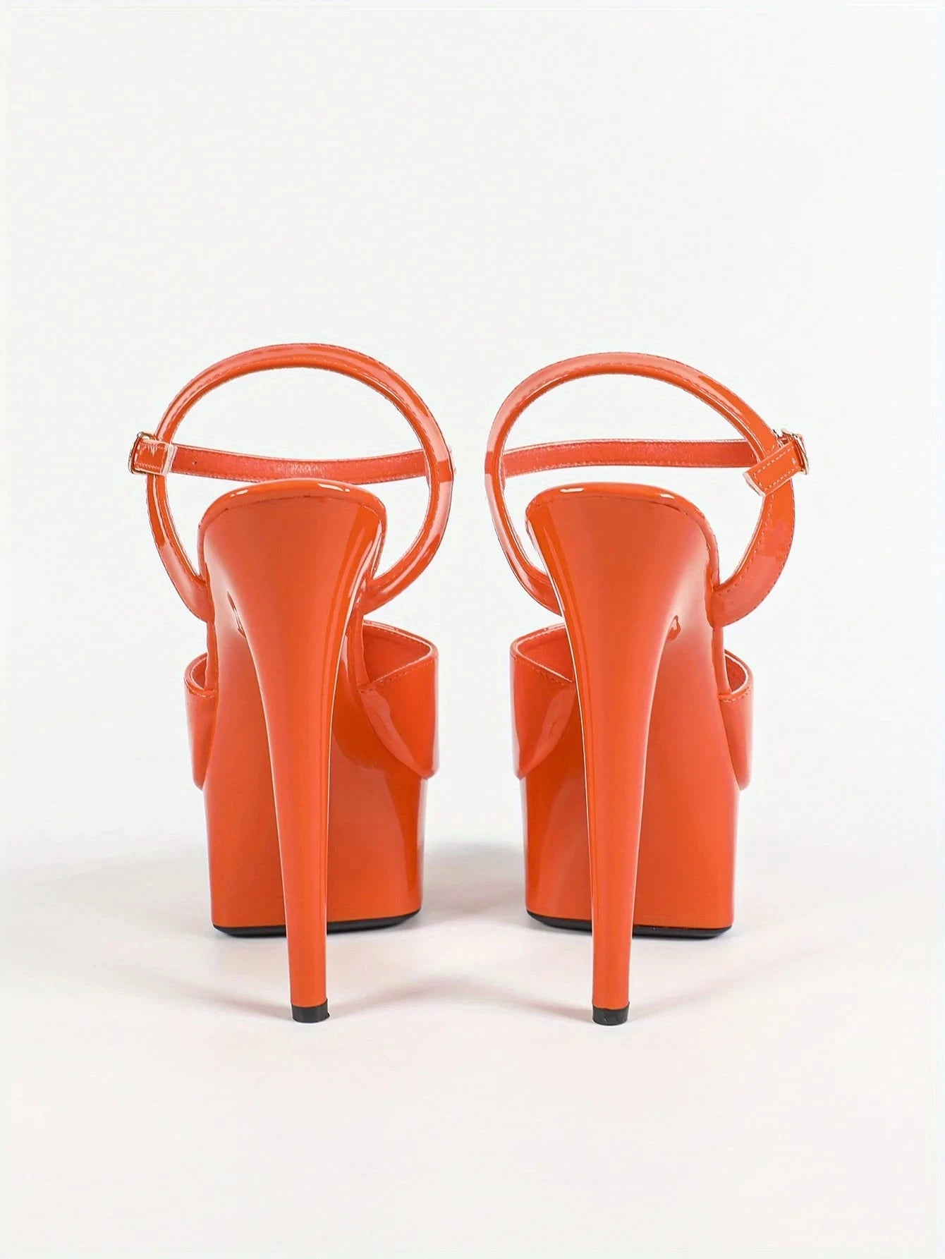 Leather Slim High-heel- Khaki Color Ohberri