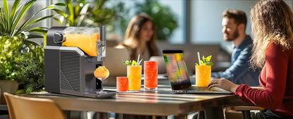 7 in 1 Professional Home Slushie Machine No Ice Needed Rapid Chill Technology Ohberri