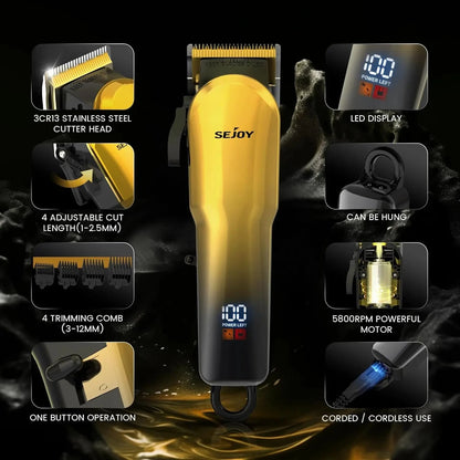 Clippers for Men, Professional Hair Trimmer Ohberri