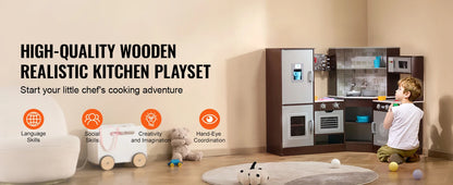 Play Kitchen Set Kitchenware Accessories with Ice Maker f - Ohberri
