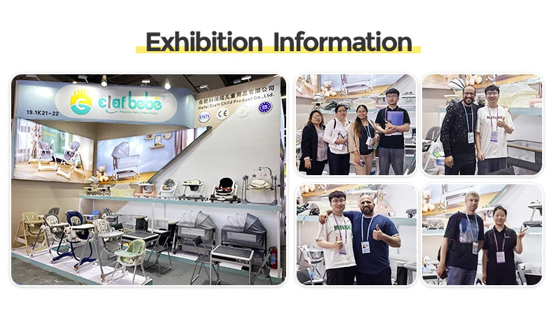 High-Quality Height Adjustable Baby Crib Bed - Ohberri