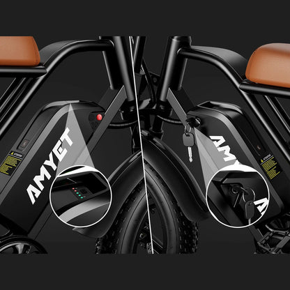 Electric Bike 1000W Motor 48V 20AH 20“ Tire - Ohberri