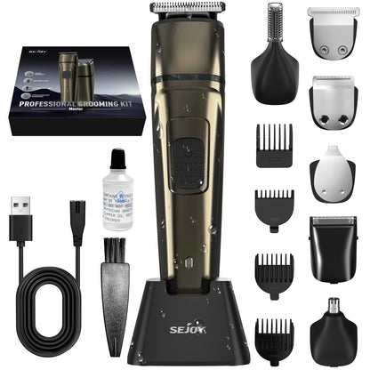 Electric Hair Clippers Shaver For Men's 5 In 1 Professional Ohberri