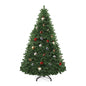 6ft /7.5ft /9ft Artificial Pine Christmas Tree Metal Hinges and Foldable Base Ohberri