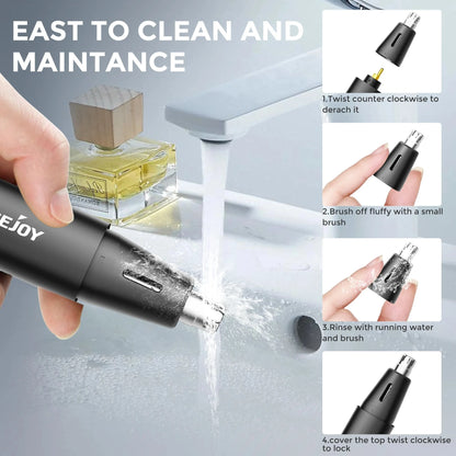 2-IN-1 Nose Hair Trimmer Men Women Ear Hair Trimmer Small Electric Trimmer Ohberri