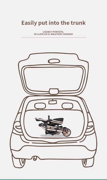 3 in 1 baby  stroller - Ohberri