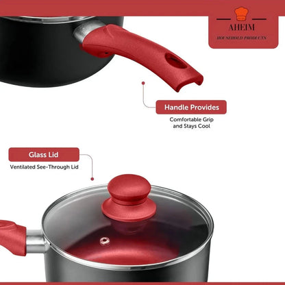 20-Piece Granitestone Pro Hard Anodized Cookware and Bakeware Set with Diamond Nonstick Coating Ohberri